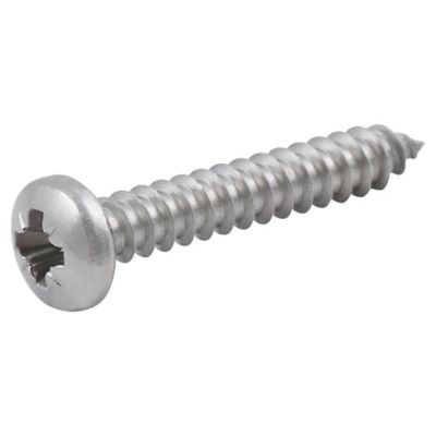 Diall - Vis zinguée autoperceuses à tête cylindrique acier inoxydable A2, 4,2x25 mm - 25 pièces