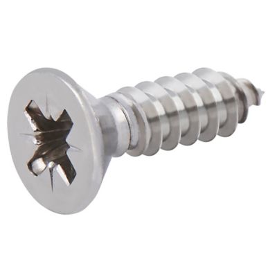 Diall - Vis autoperceuses fraisées en acier inoxydable A2, 4,8x19 mm - 25 pièces