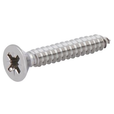 Vis autoperceuses fraisées en acier inoxydable A2, 4,8x32 mm - 25 pièces