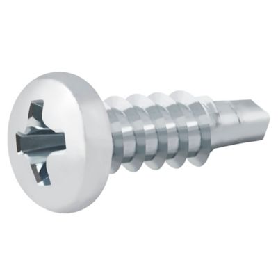 Vis zinguée autoperceuses à tête cylindrique, 3,5x13 mm - 200 pièces