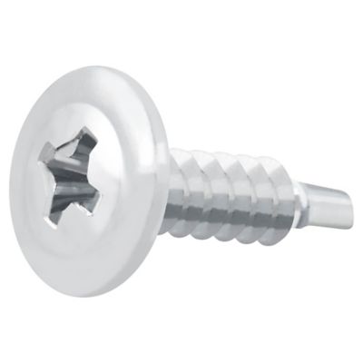 Vis zinguée autoperceuses à tête à collerette, 4,2x16 mm - 100 pièces