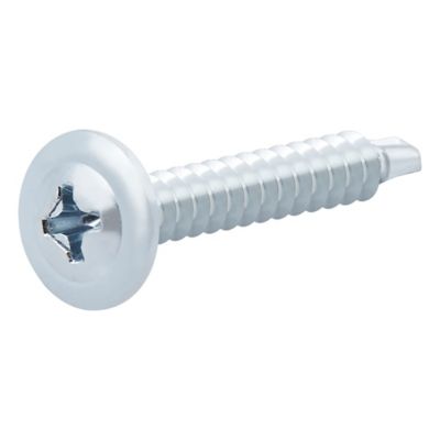 Vis zinguée autoperceuses à tête à collerette, 4,2x25 mm - 25 pièces