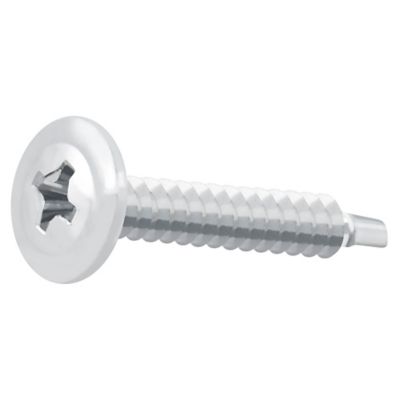 Diall - Vis zinguée autoperceuses à tête à collerette, 4,2x25 mm - 100 pièces