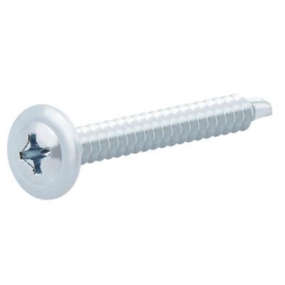 Diall - Vis zinguée autoperceuses à tête à collerette, 4,2x32 mm - 25 pièces