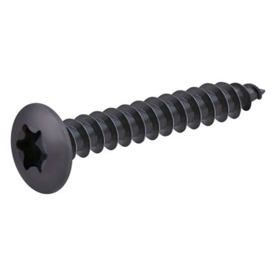 Diall - Vis de charnière zinguée noire 7x50 mm - 20 pièces
