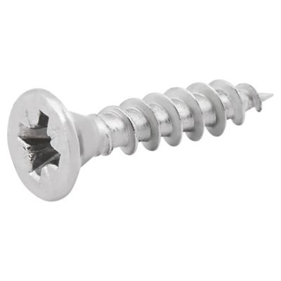 Diall - Vis à bois en acier inoxydable A4 pozidriv 4x20 mm - 20 pièces