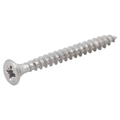 Diall - Vis à bois en acier inoxydable A4 pozidriv 4x40 mm - 20 pièces