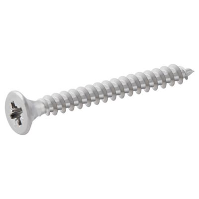 Diall - Vis à bois en acier inoxydable A4 pozidriv 5x50 mm - 20 pièces