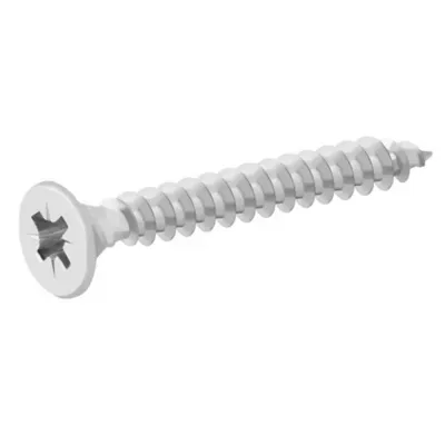 Diall - Vis à bois en acier inoxydable A4 pozidriv 6x50 mm - 20 pièces