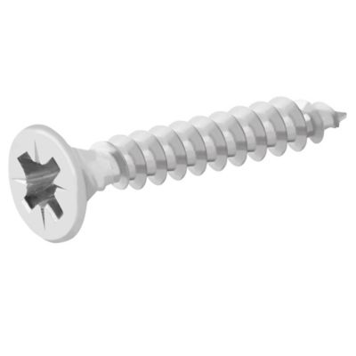 Diall - Vis à bois en acier inoxydable A4 pozidriv 3.5x25 mm - 20 pièces