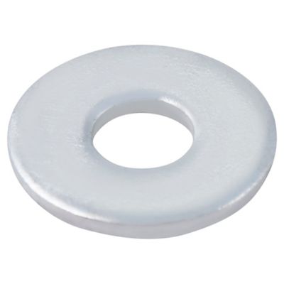 Diall - Rondelles plates larges en acier au carbone ø 3mm - 100 pièces