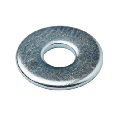 Diall - Rondelle plate large en acier zingué ø4 mm - 100 pièces