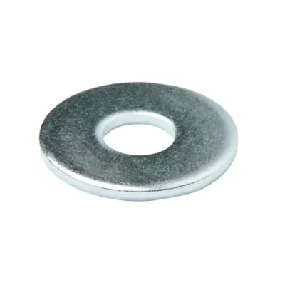 Diall - Rondelles plates larges en acier au carbone ø 8mm - 100 pièces
