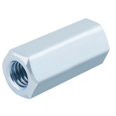 Diall - Manchon tête hexagonale zingué ø 8 x 30 mm - 10 pièces