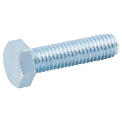 100 vis à métaux tête hexagonale zingué 8 x 30 mm