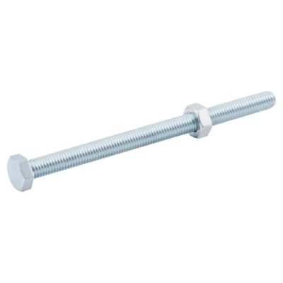 10 boulons tête héxagonale zingué 8 x 120 mm