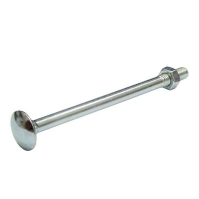 Diall - 5 boulons tête ronde collet carré 12 x 200 mm