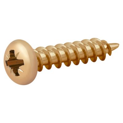 Diall - Vis à bois pozidriv à tête cylindrique zinguée jaune 5x25 mm - 100 pièces