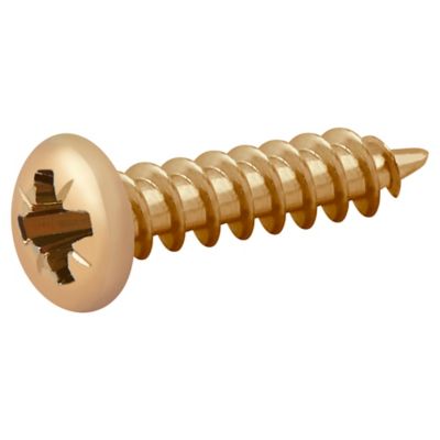 Diall - Vis à bois pozidriv à tête cylindrique zinguée jaune 6x30 mm - 100 pièces
