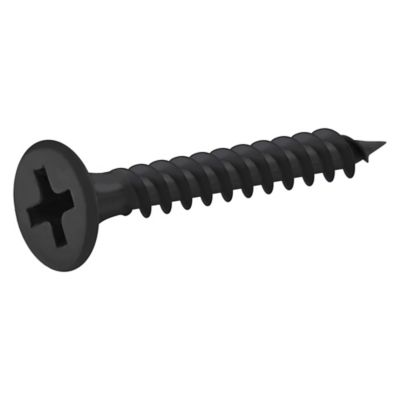 Diall - Vis pour plaque de plâtre (universelle), noir mat, 3,5x25 mm - 1000 pièces