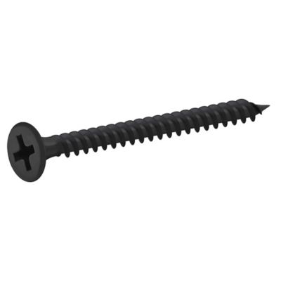 Vis pour plaque de plâtre (universelle), noir mat, 3,5x40 mm - 1000 pièces