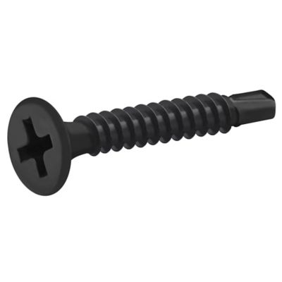 Diall - Vis autoperceuses pour plaque de plâtre, noir mat, 3,5x25 mm - 1000 pièces