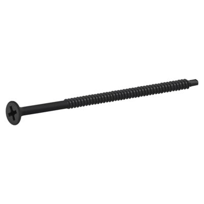 Diall - Vis autoperceuses pour plaque de plâtre, noir mat, 4,2x80 mm - 200 pièces