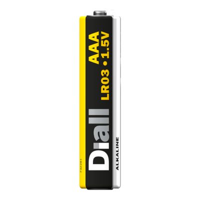 Pile alcaline AAA (LR03) Diall non rechargeable, lot de 24