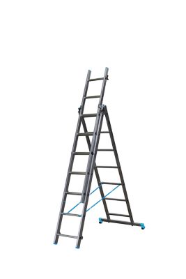 Échelle multiposition 3 x 7 marches - 4,65 m