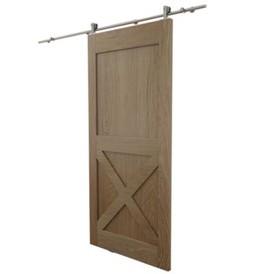 Système coulissant 1 pour porte en bois