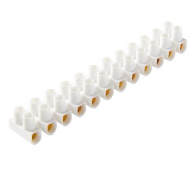 Diall - Barrette de connexion 12 X 2 entrées Diall 6 mm² / 10 A