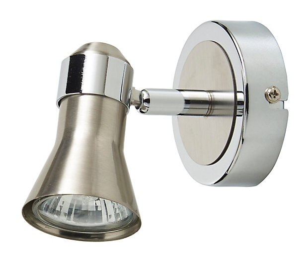 Plafonnier 3 spots Aphroditus métal chrome brossé GU10 3x50 W Plafonnier 3 spots Aphroditus métal chrome brossé GU10 3x50 W
