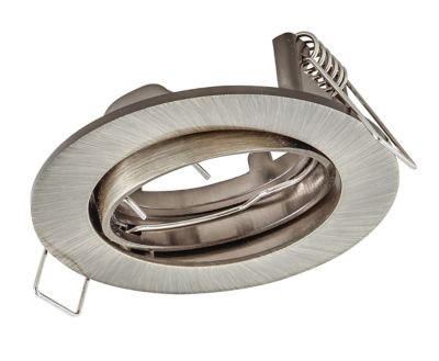 Support rond pour spot encastrable LED Colours Ares métal or antique Ø8,5 cm