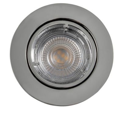 Spot encastrable Colours Caius IP20 chrome Ø8,5 cm