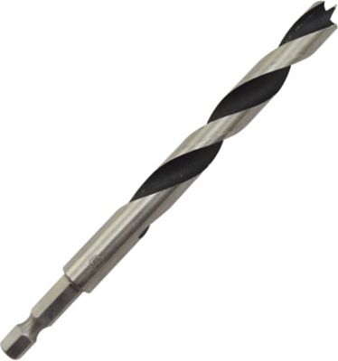 Foret bois Ø.10 x L.133 mm Universal DRL72867 en acier à teneur moyenne en carbone emmanchement Hex