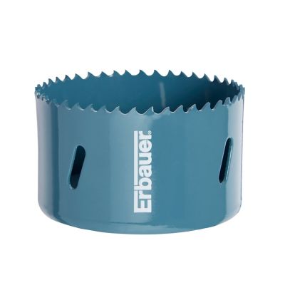 Scie cloche sans foret pilote Erbauer HLE33281 pour multi-matériaux Ø.74 mm