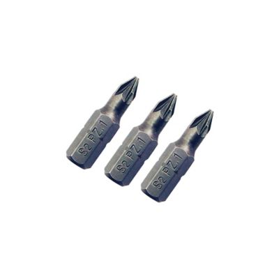Embout de vissage standard PZ1 25 mm Universel - 3 pièces
