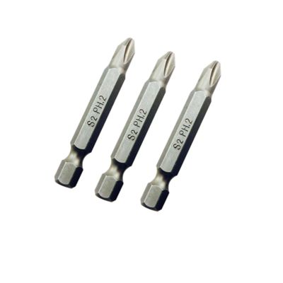 Embout de vissage standard PH2 50mm Universel - 3 pièces