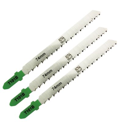 Lame de scie sauteuse T droite propre Bois moyen 3/30 mm, lot de 3