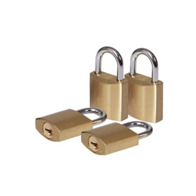 Lot de 4 cadenas à clé Smith & Locke en laiton l.21 mm