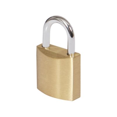 Cadenas à clé Smith & Locke BC7740 (1031) en laiton anse ouverte l.38 x H 31 mm