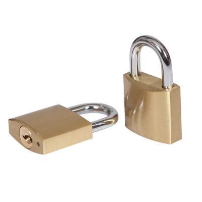 Lot de 2 cadenas Smith & Locke BC7738 (1032) en laiton anse pivotante l.40 x H.31 mm