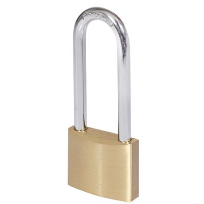 Cadenas à clé Smith & Locke BC7738L (1034) en laiton anse longue l.38 x H 31 mm