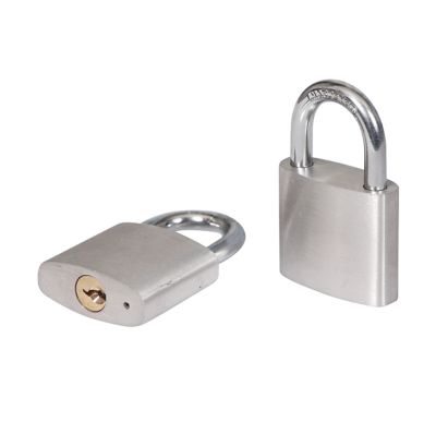 Cadenas Aluminium Smith & Locke 40 x 34 mm, lot de 2