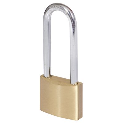 Cadenas à clé Smith & Locke BC7730L (1151) en laiton anse longue l.30 x H. 27 mm