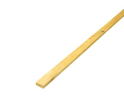 Latte traitée en bois 40 x 14 mm L.4 m