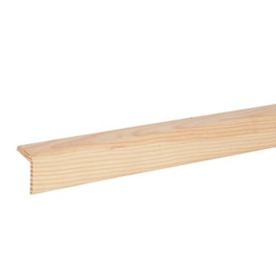 Baguette d'angle rabotée pin 45 x 45 mm L.2,5 m