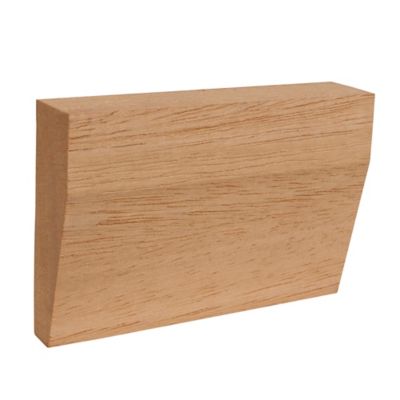 Bordure en bois ayous 17 x 54 x 80 mm