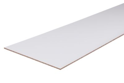 Panneau mélaminé sans bord Blanc - 250 x 125 cm, ép.12 mm (vendu au panneau)