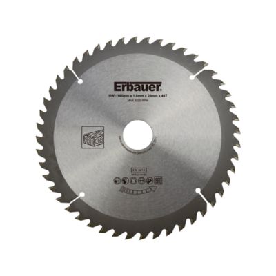 Lame de scie circulaire pour le bois Fine Erbauer ø165x2016 mm
